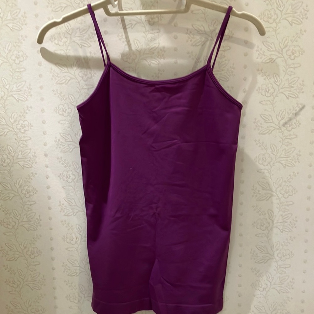 CMM Women's purple Spaghetti's straps top one size